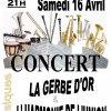 Concert 16 Avril 2016